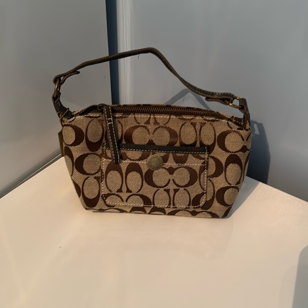 Y2K Coach, shoulder bag, beautiful natural tones